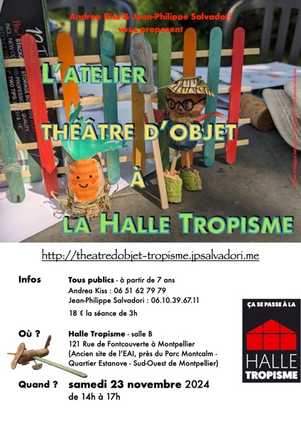 Théâtre d’objet à Tropisme