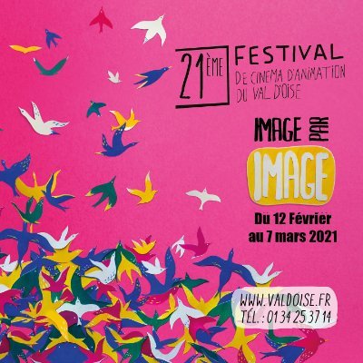 Affiche du Festival image par image - Festival du cinéma d’animation en Val d’Oise